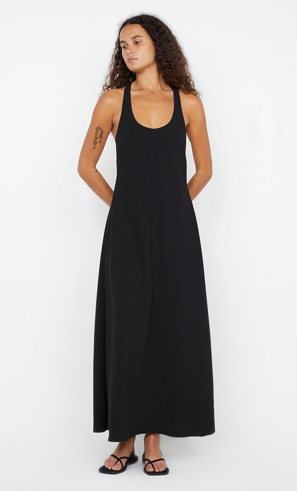 DELAINEY MAXI DRESS - BLACK