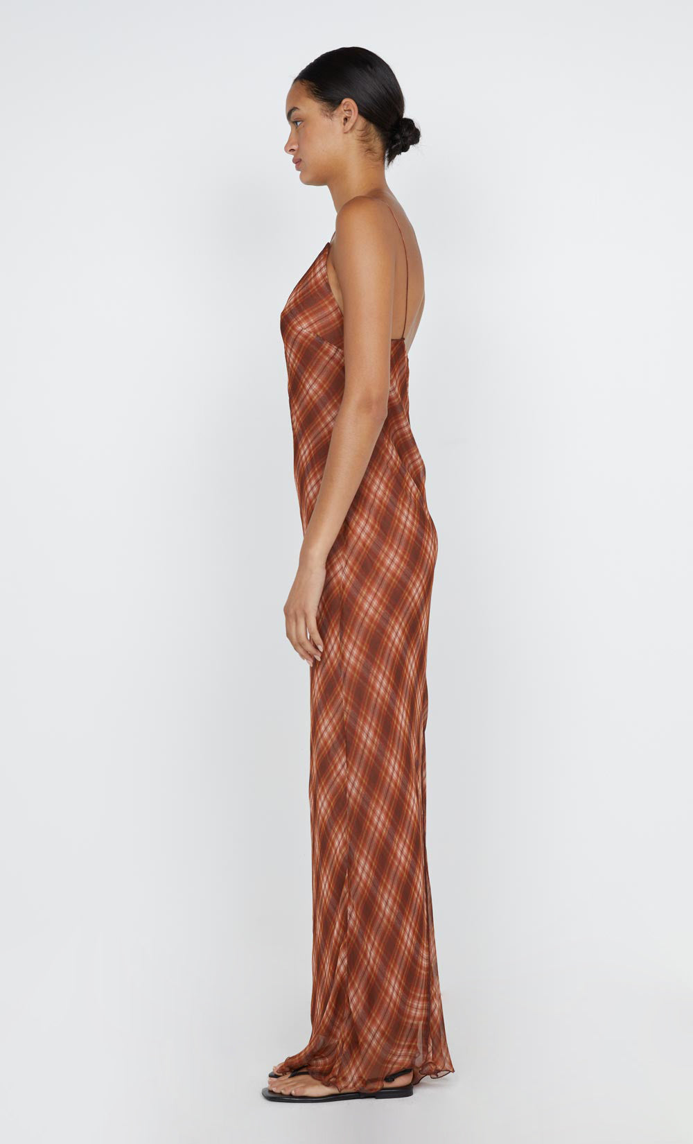 DEVI MAXI DRESS - DESERT CHECK