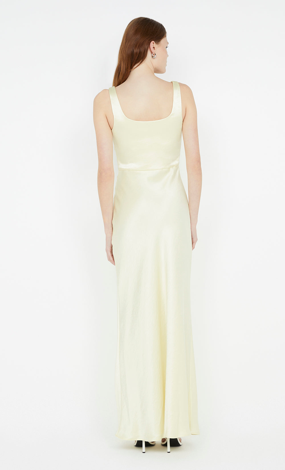 THE DREAMER SQUARE NECK DRESS - ICE YELLOW