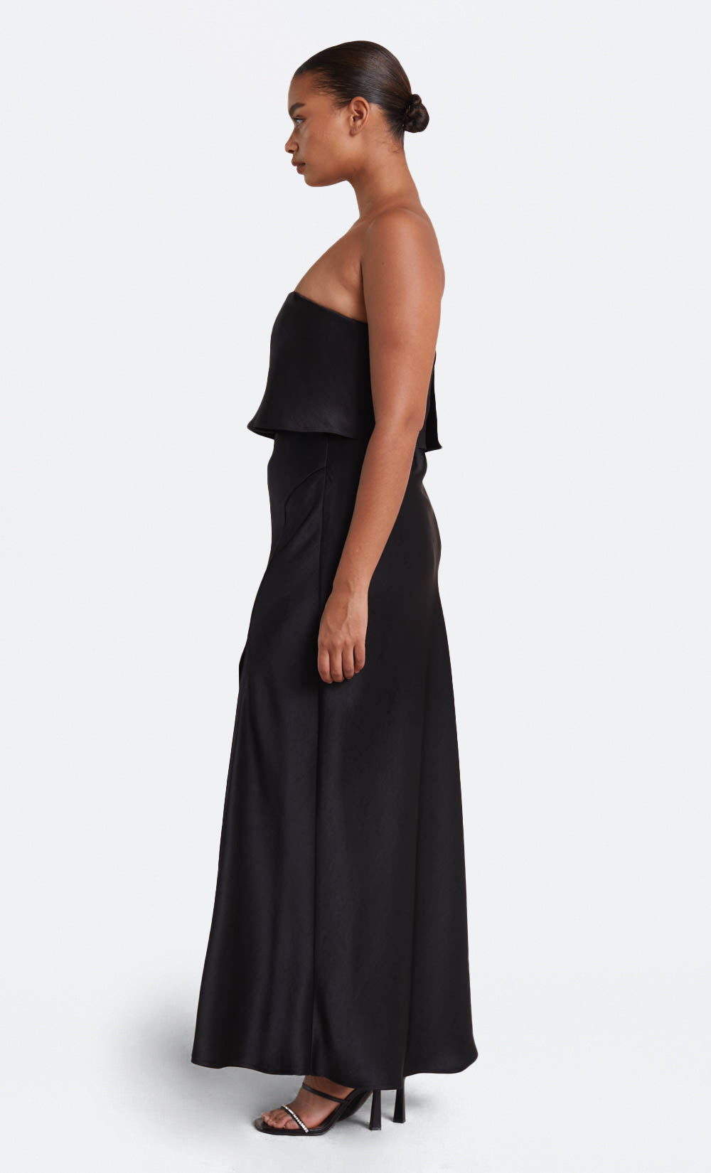 THE DREAMER STRAPLESS TOP  - BLACK