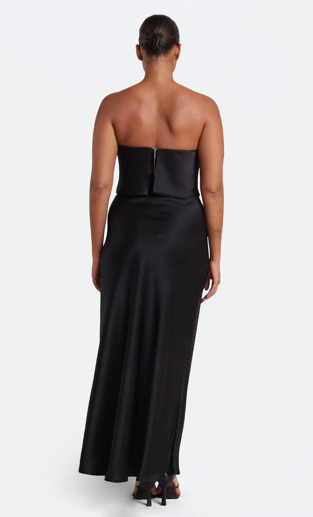 THE DREAMER STRAPLESS TOP  - BLACK