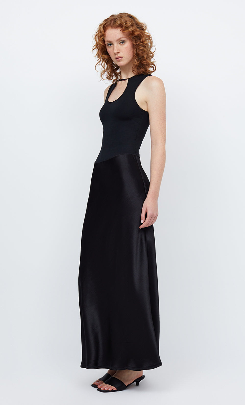 EMA MAXI DRESS - BLACK/BLACK