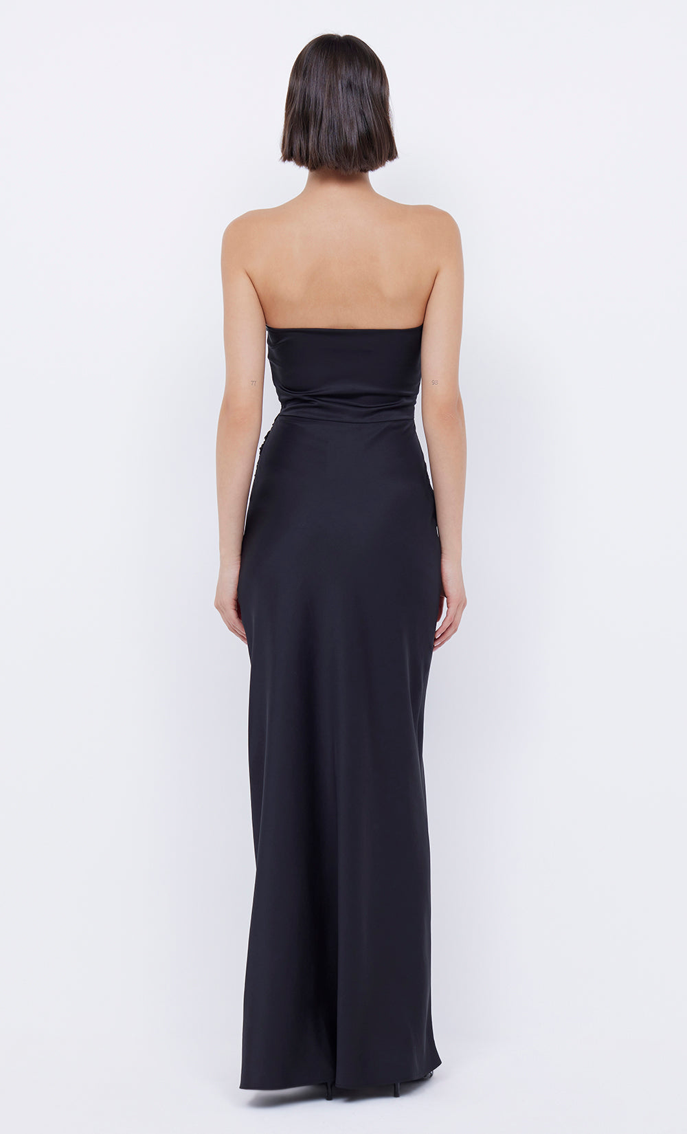 EMILIA STRAPLESS DRESS - BLACK