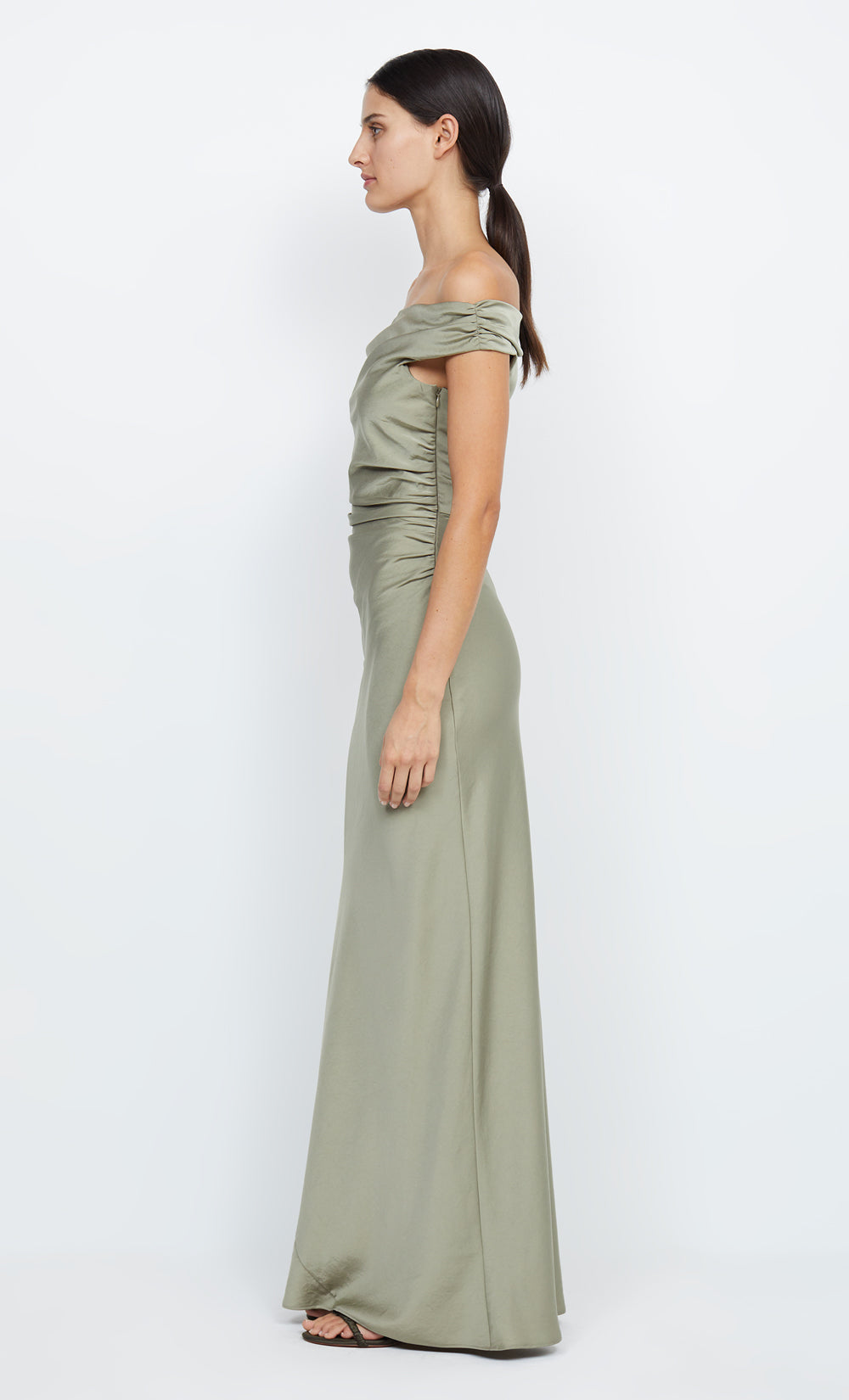 ETERNITY OFF SHOULDER MAXI - SAGE