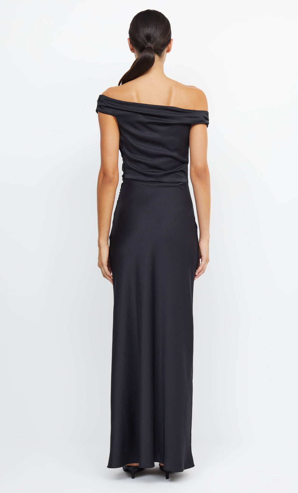 ETERNITY OFF SHOULDER MAXI - BLACK