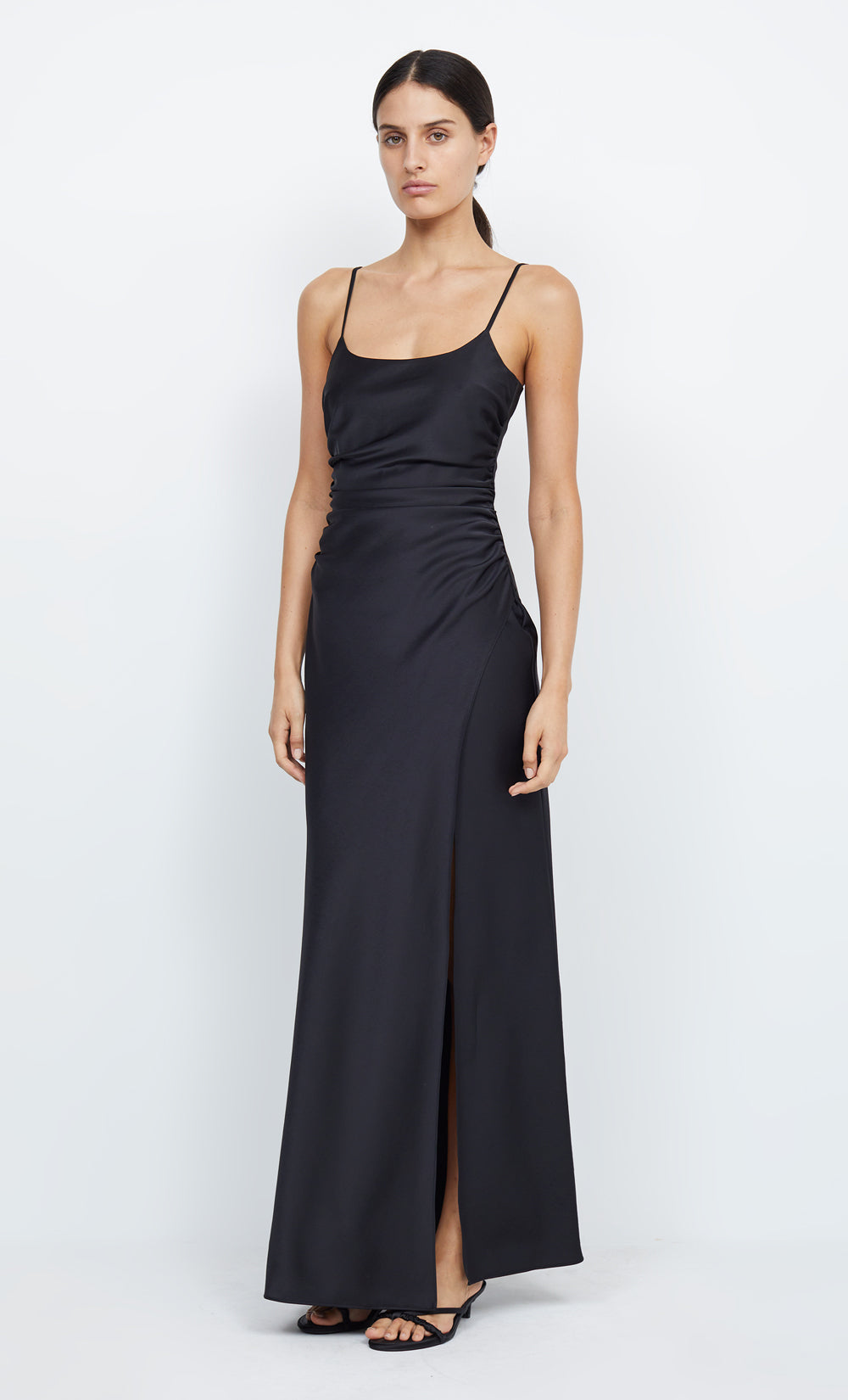 ETERNITY SCOOP MAXI DRESS - BLACK