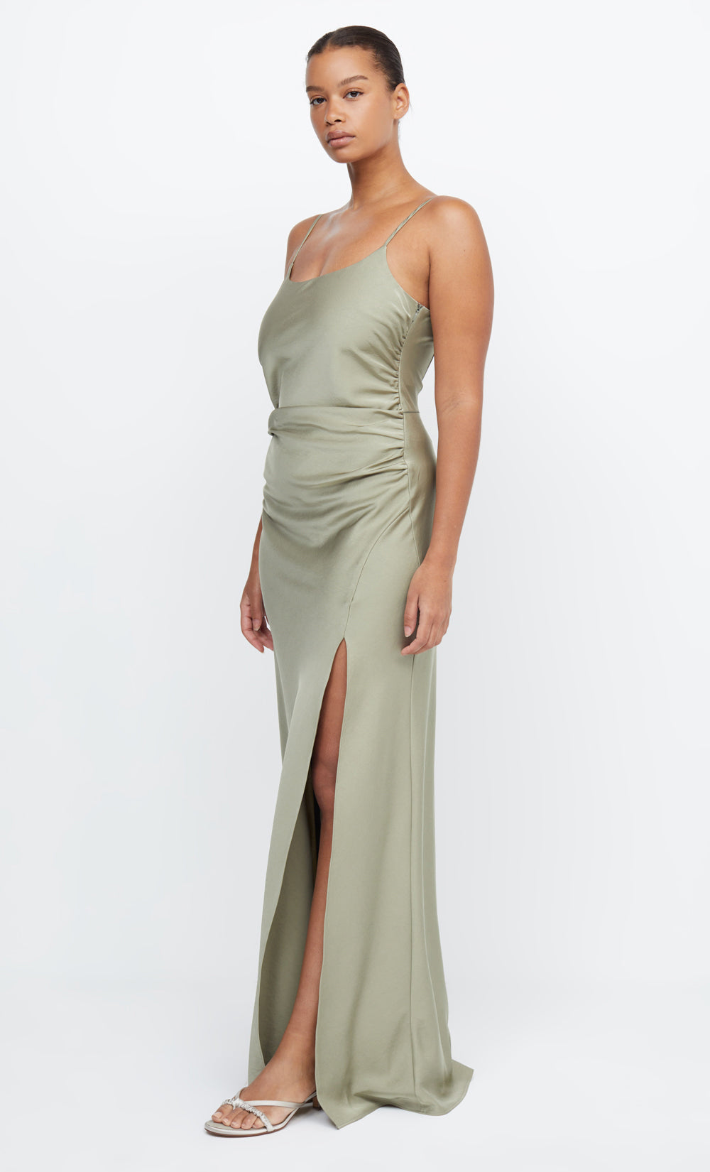 ETERNITY SCOOP MAXI DRESS - SAGE