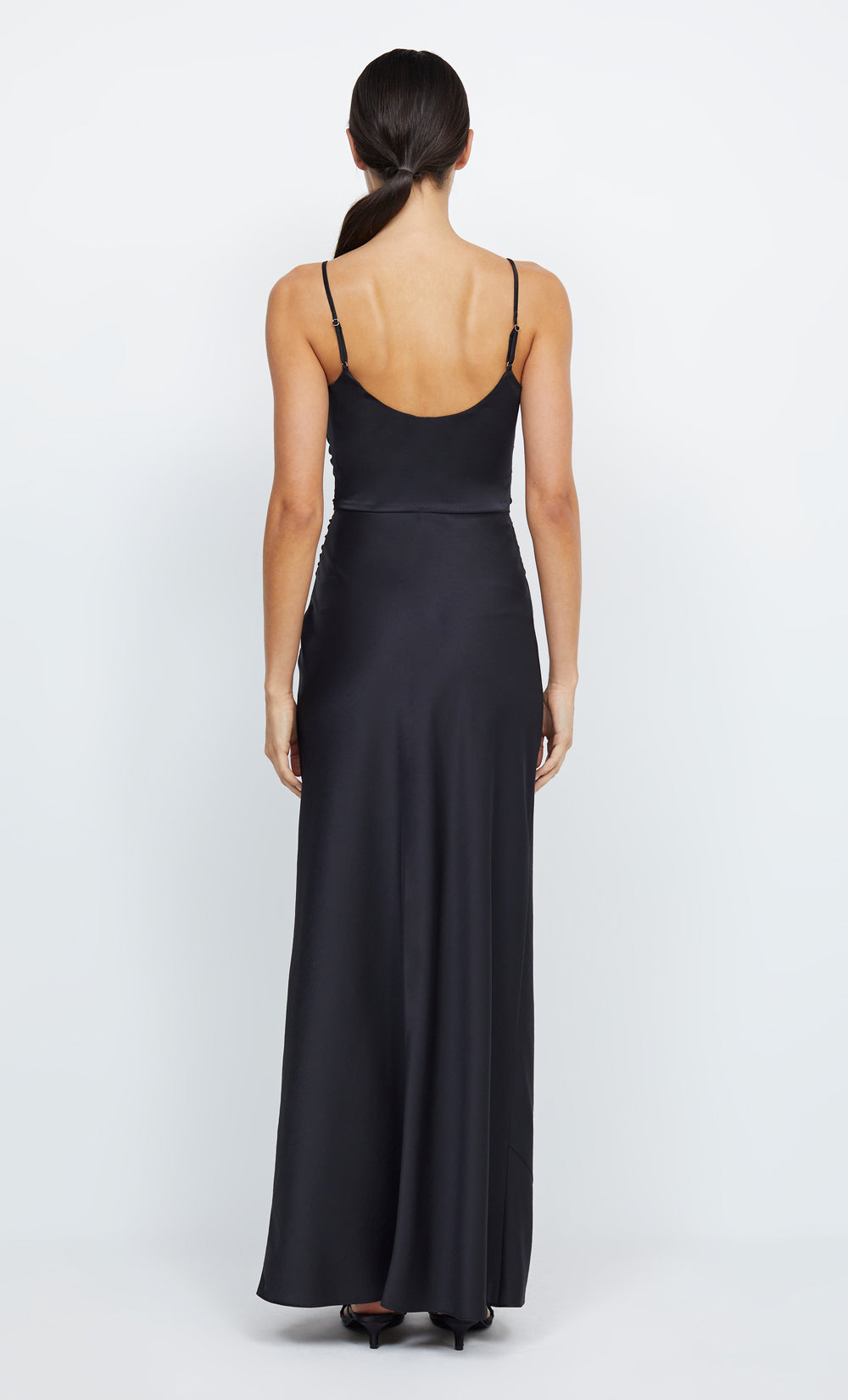 ETERNITY SCOOP MAXI DRESS - BLACK