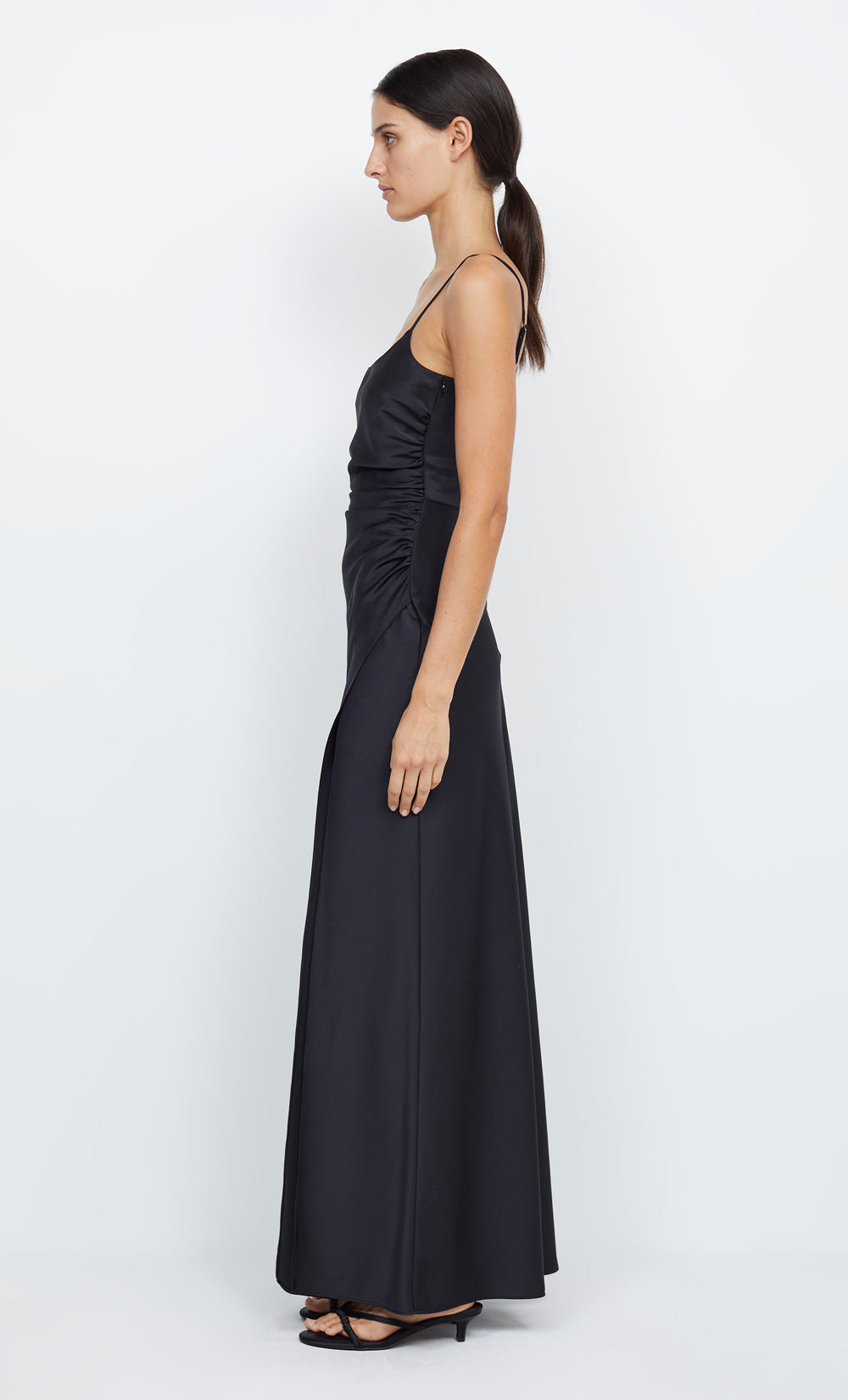 ETERNITY SCOOP MAXI DRESS - BLACK