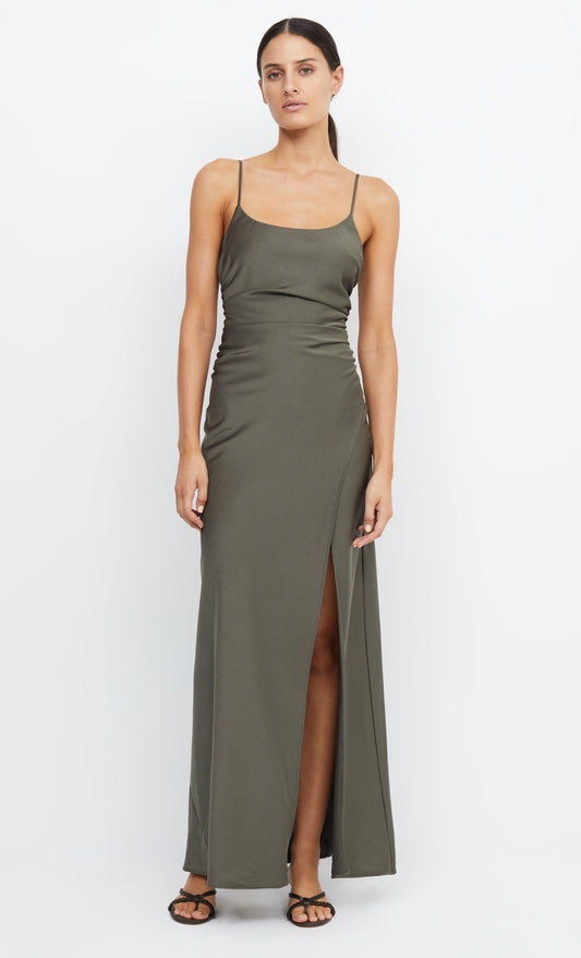 ETERNITY SCOOP MAXI DRESS - DARK WILLOW