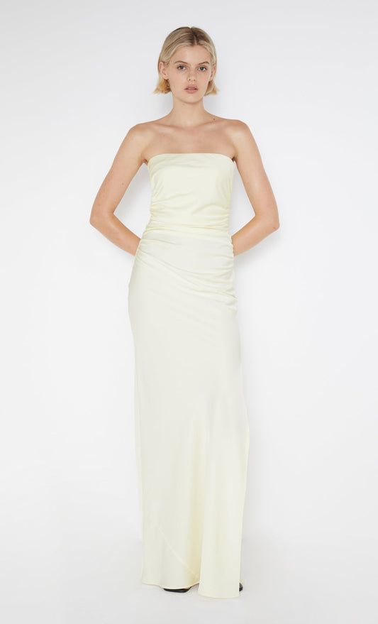 ETERNITY STRAPLESS MAXI  - ICE YELLOW