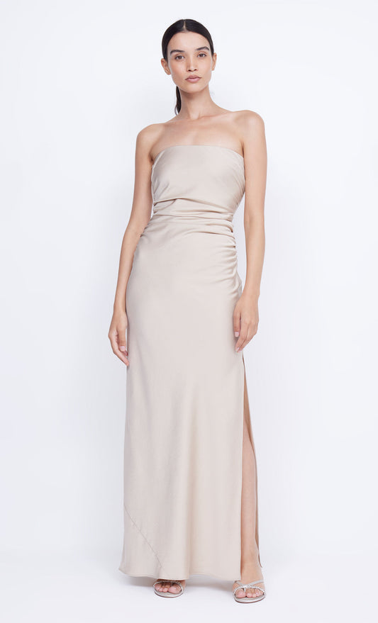 ETERNITY STRAPLESS MAXI - SAND