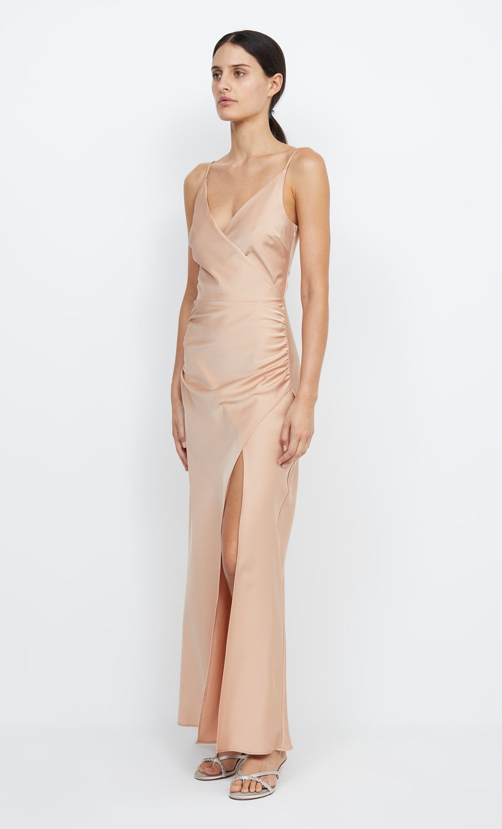 ETERNITY V MAXI DRESS - ROSE GOLD