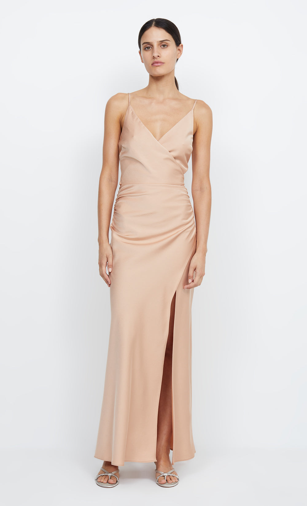 ETERNITY V MAXI DRESS - ROSE GOLD