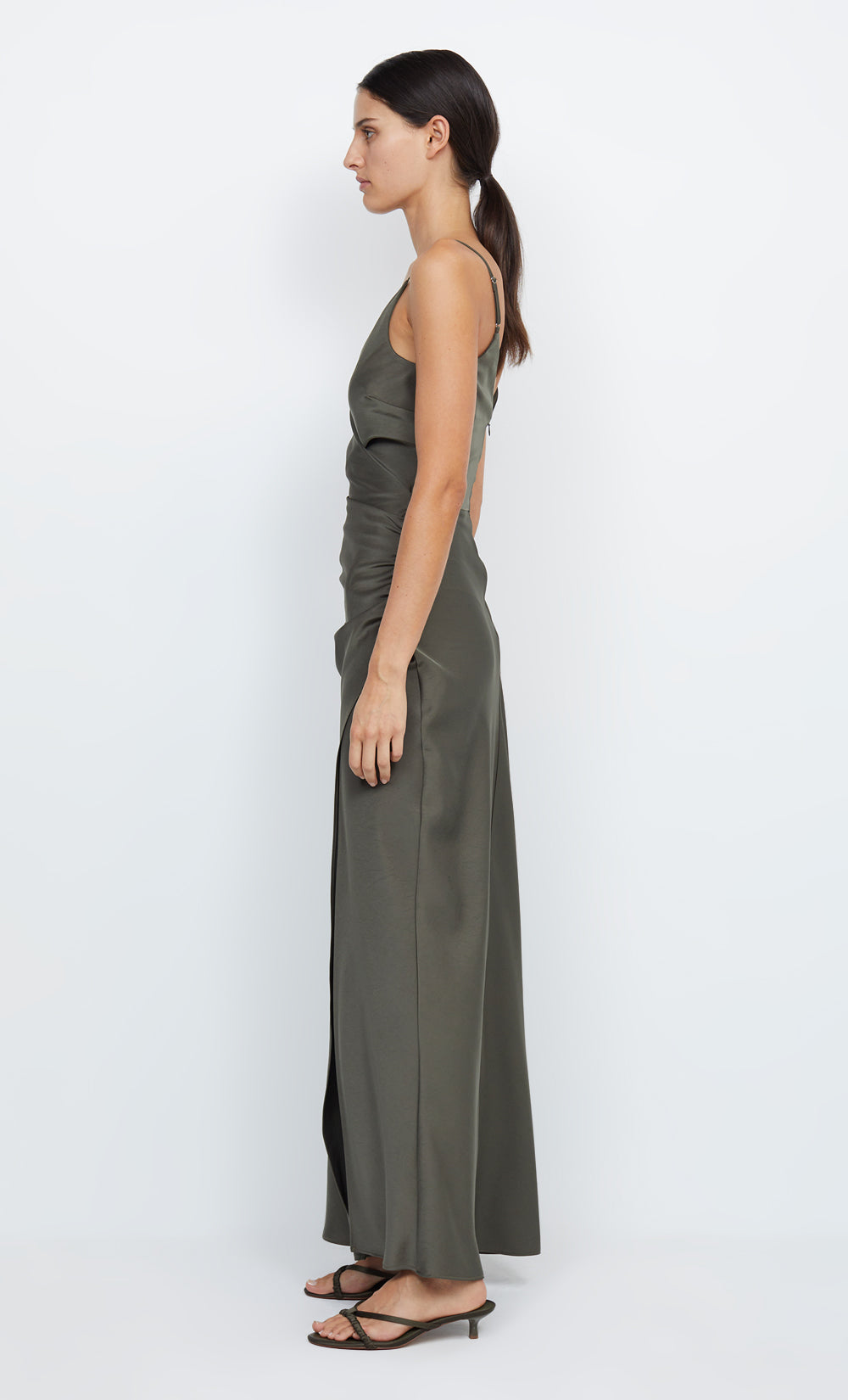 ETERNITY V MAXI DRESS - DARK WILLOW