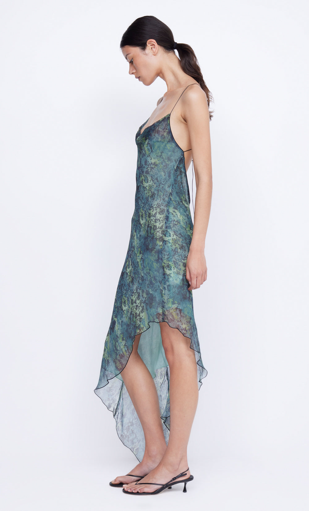 MERISOL SLIP DRESS - NOUVEAU BLEUE