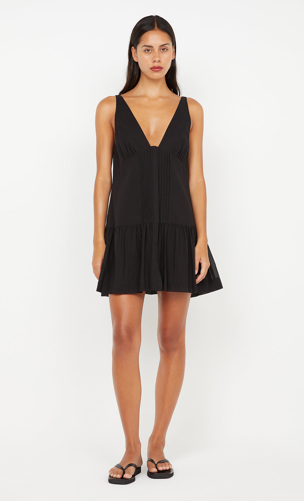 FRANKA MINI DRESS - BLACK