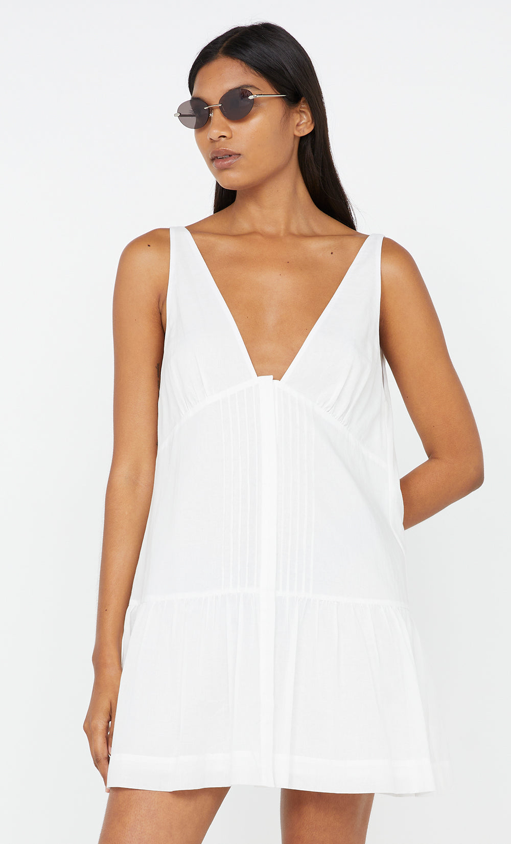 FRANKA MINI DRESS - WHITE