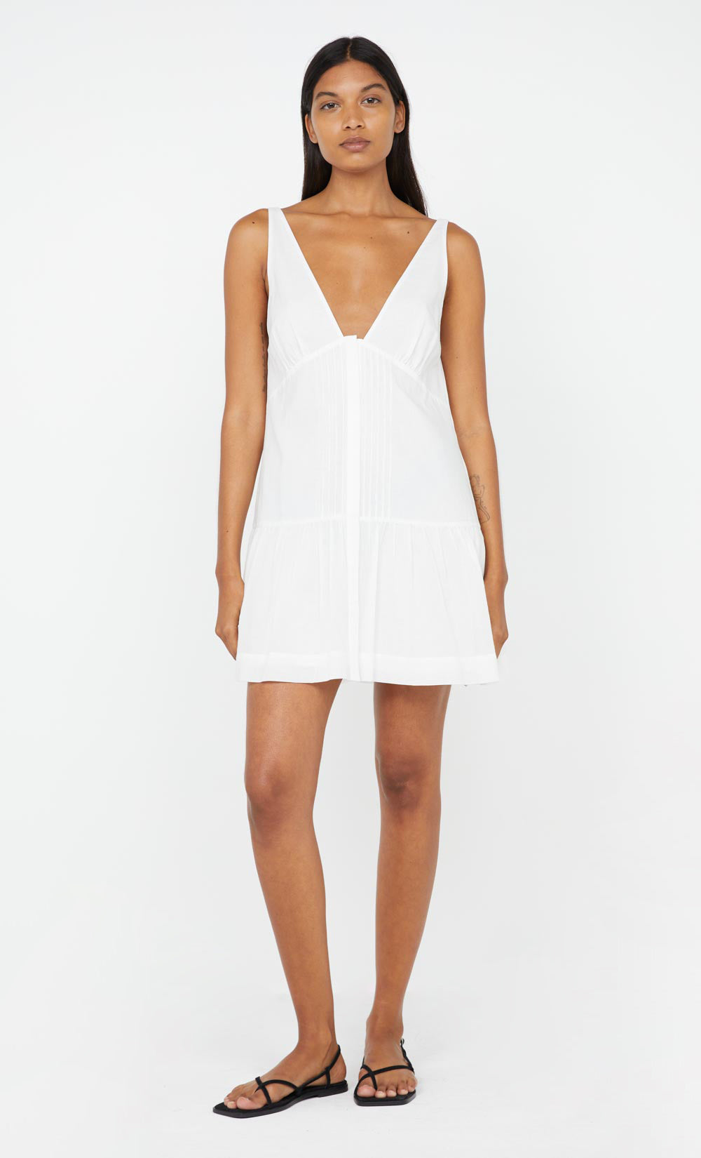 FRANKA MINI DRESS - WHITE