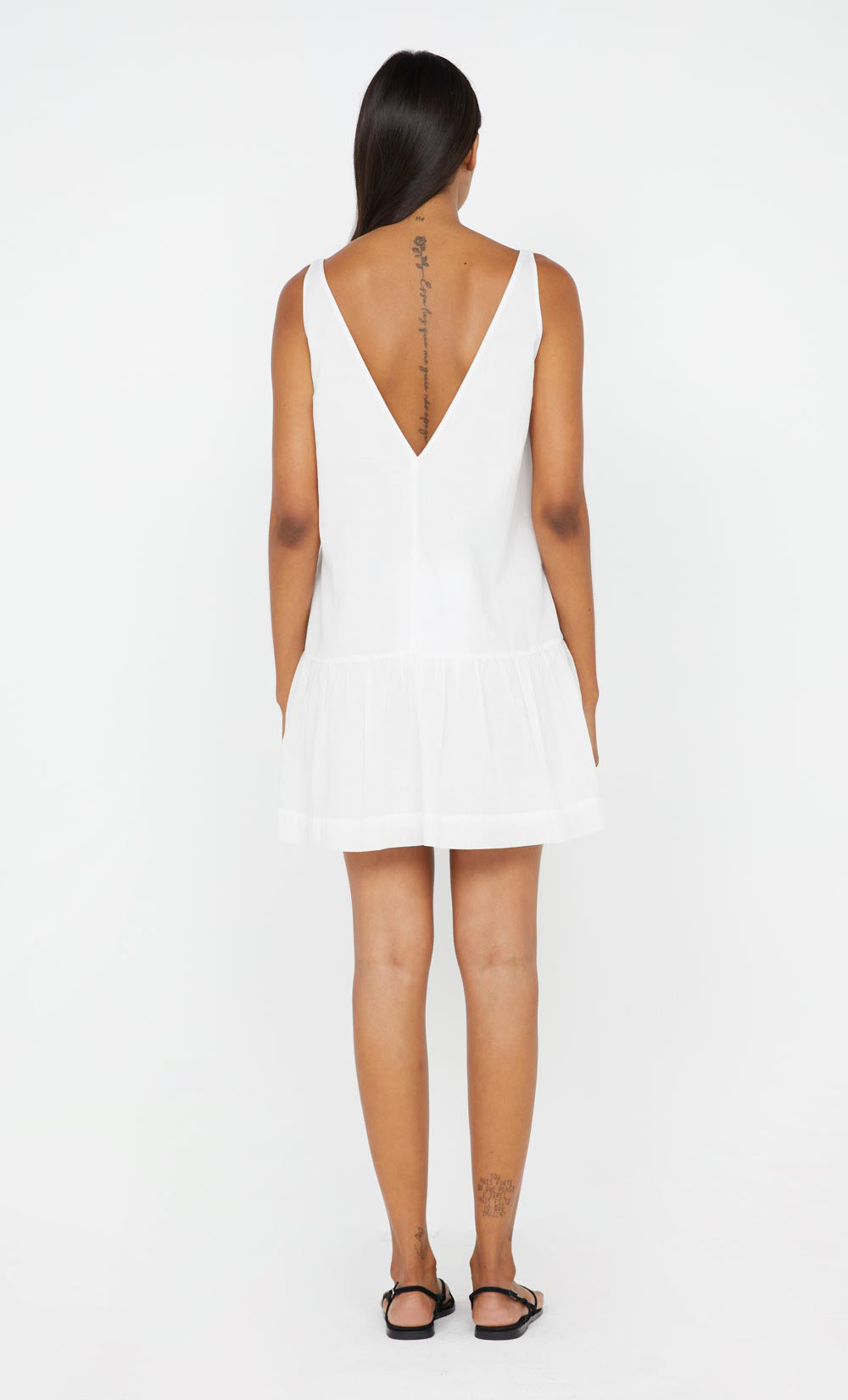 FRANKA MINI DRESS - WHITE