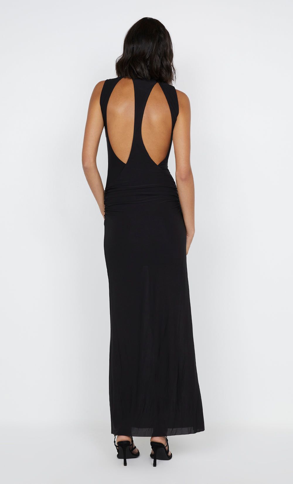 GIGI HIGH NECK DRESS - BLACK