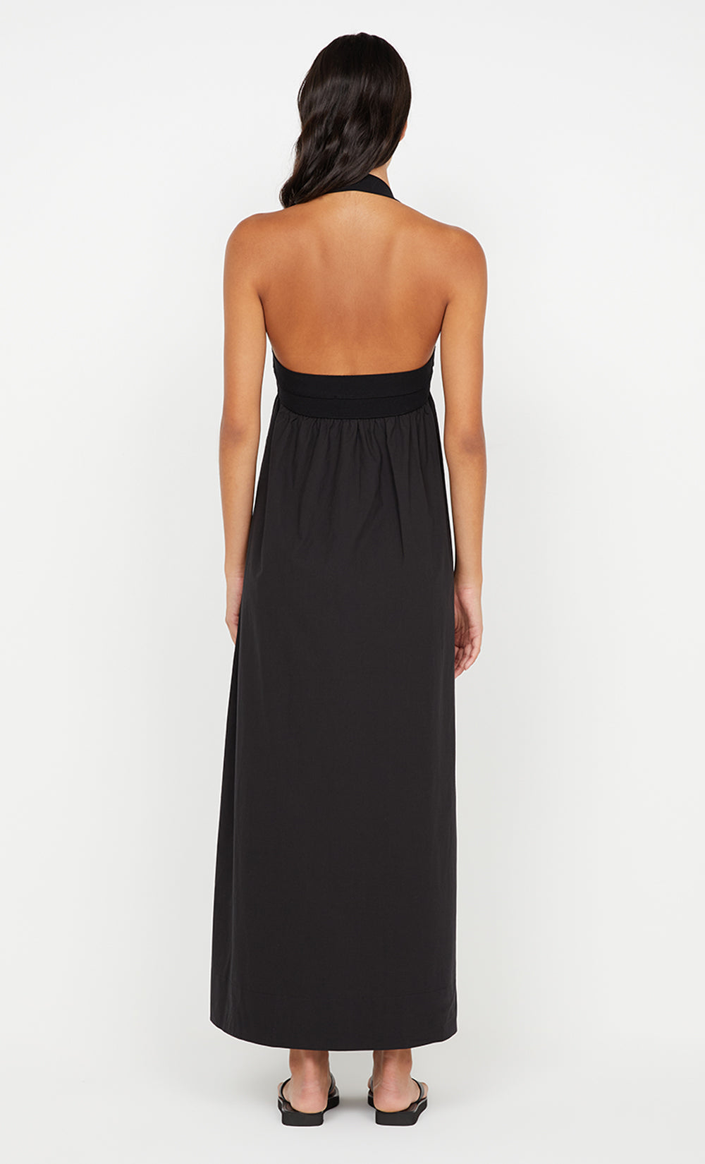 ILUKA MAXI DRESS - BLACK/BLACK