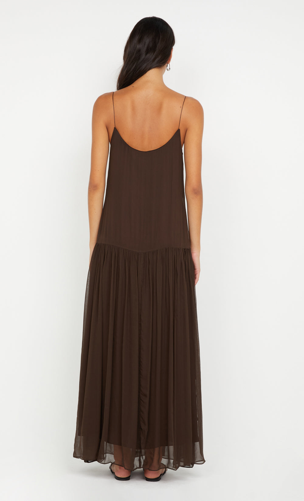 INKA MAXI DRESS - CHOCOLATE