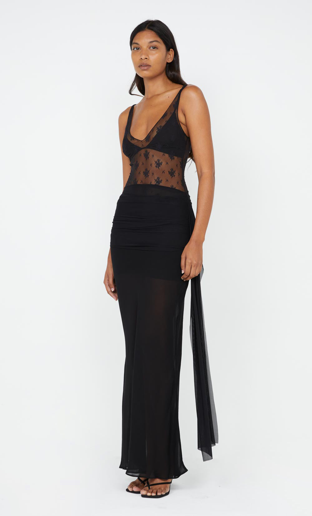 KALENA V DRESS - BLACK