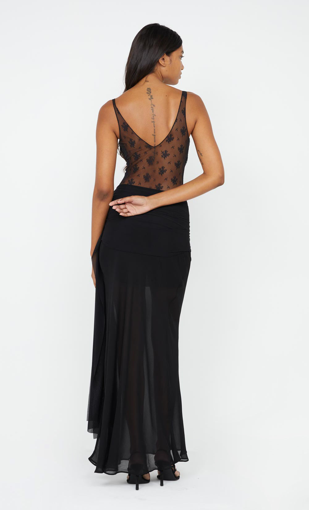 KALENA V DRESS - BLACK