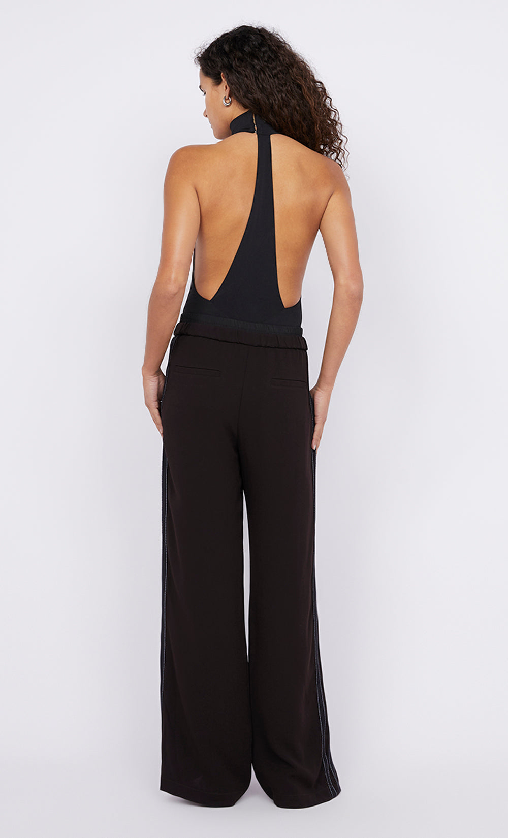 LARSEN RACER BODYSUIT - BLACK