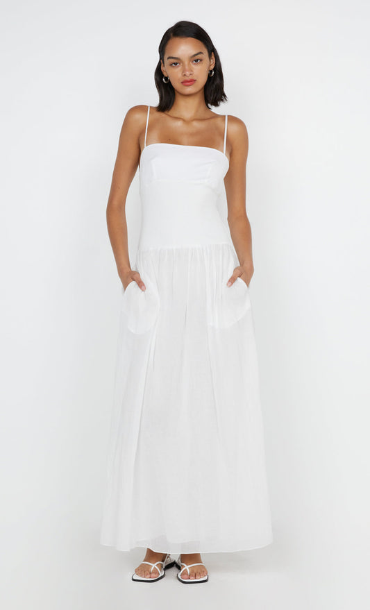 LINA MAXI DRESS - WHITE