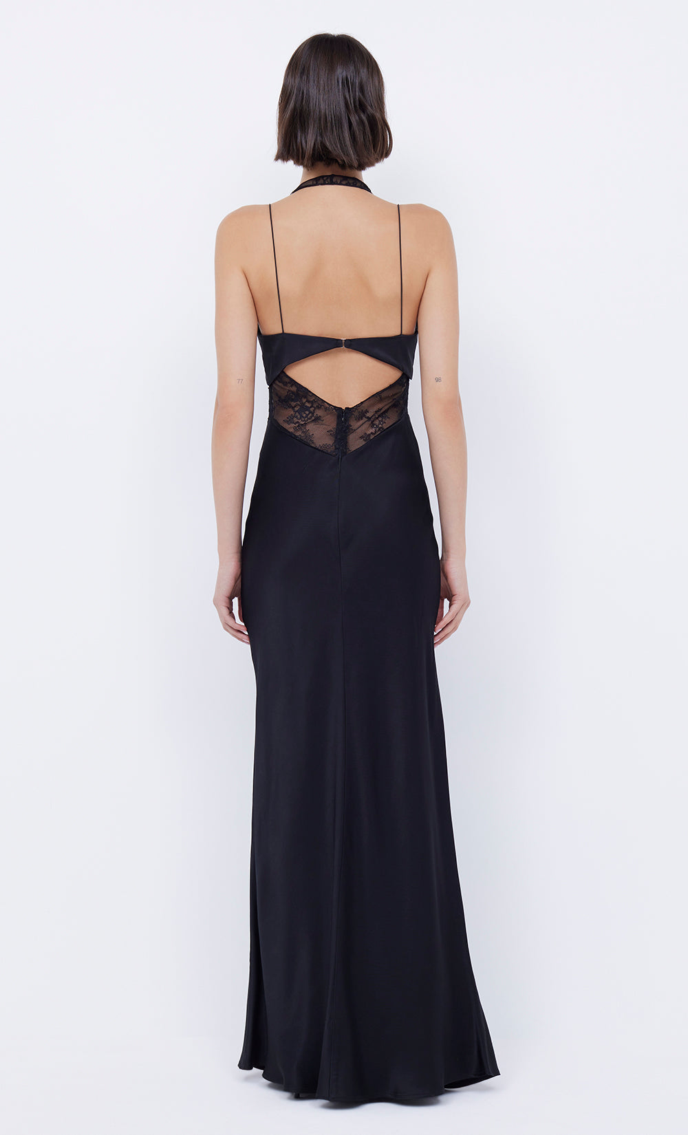 LIV HALTER MAXI DRESS - BLACK