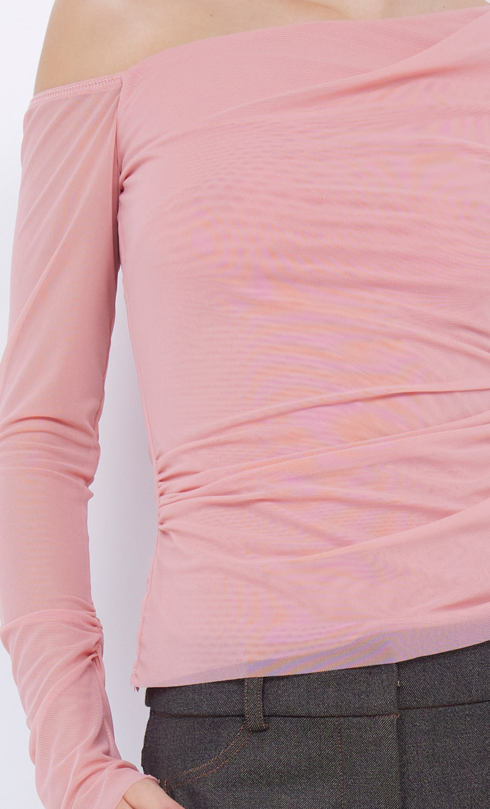 LIV LONG SLEEVE TOP - PINK SHERBET