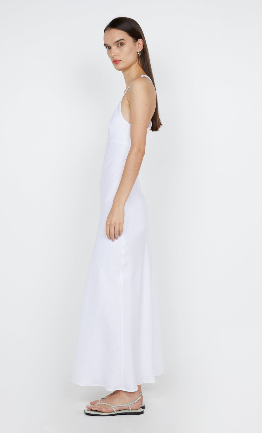 LUCA CROSSOVER DRESS - WHITE