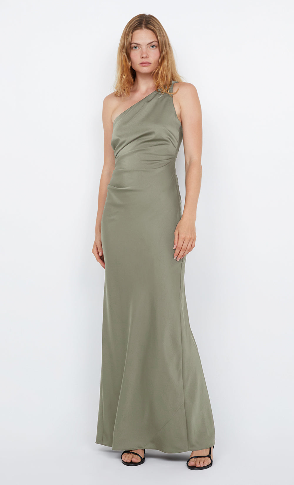 LUNETTA ASYM DRESS - SAGE