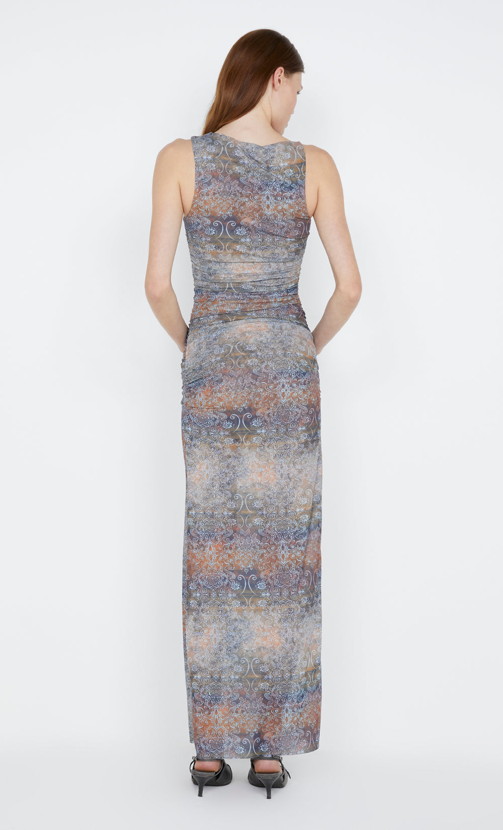 MALAYA MAXI DRESS - SKYFIRE OMBRE