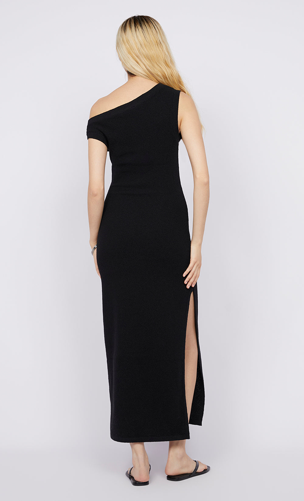 MARTHA ASYM MAXI DRESS - BLACK