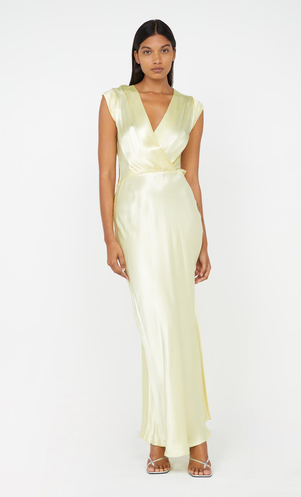 MOON DANCE MAXI DRESS - ICE YELLOW