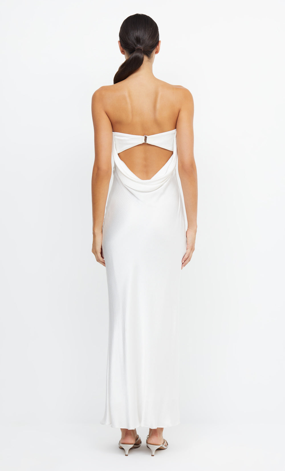 MOON DANCE STRAPLESS DRESS - IVORY