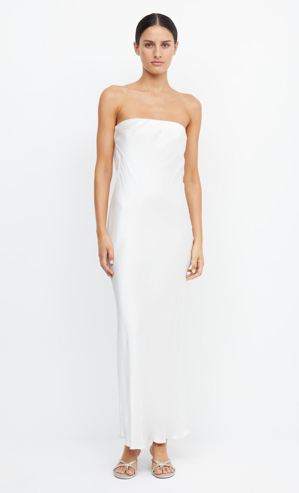 MOON DANCE STRAPLESS DRESS - IVORY