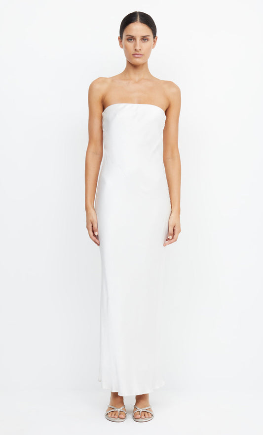 MOON DANCE STRAPLESS DRESS - IVORY