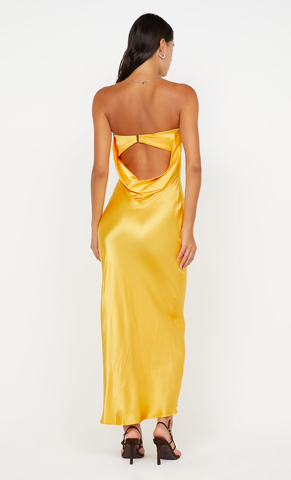 MOON DANCE STRAPLESS DRESS - MANGO