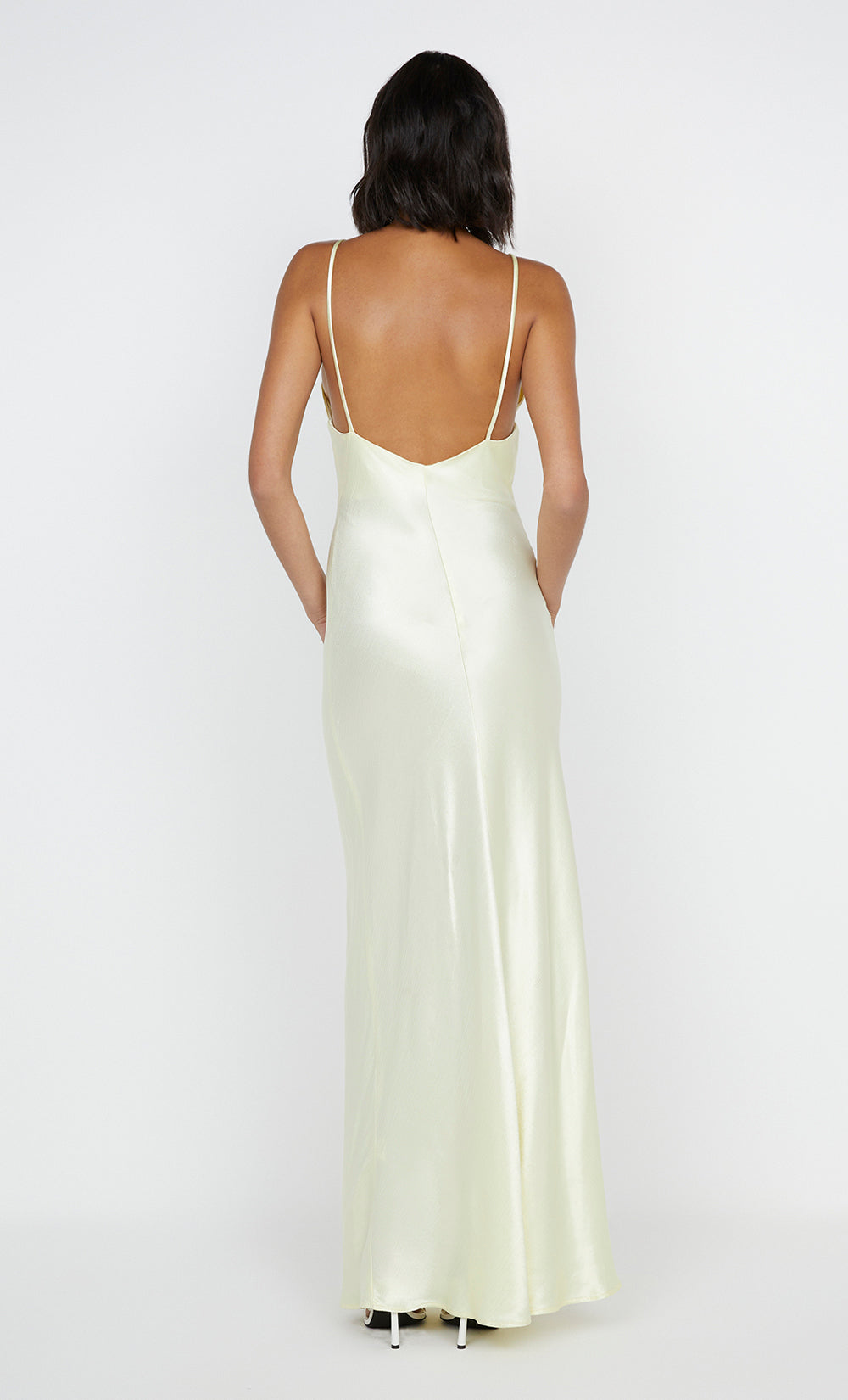 MOON DANCE V MAXI DRESS - ICE YELLOW