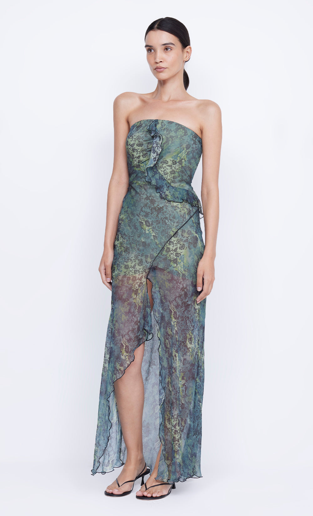 OPAL STRAPLESS MAXI DRESS - NOUVEAU BLEUE