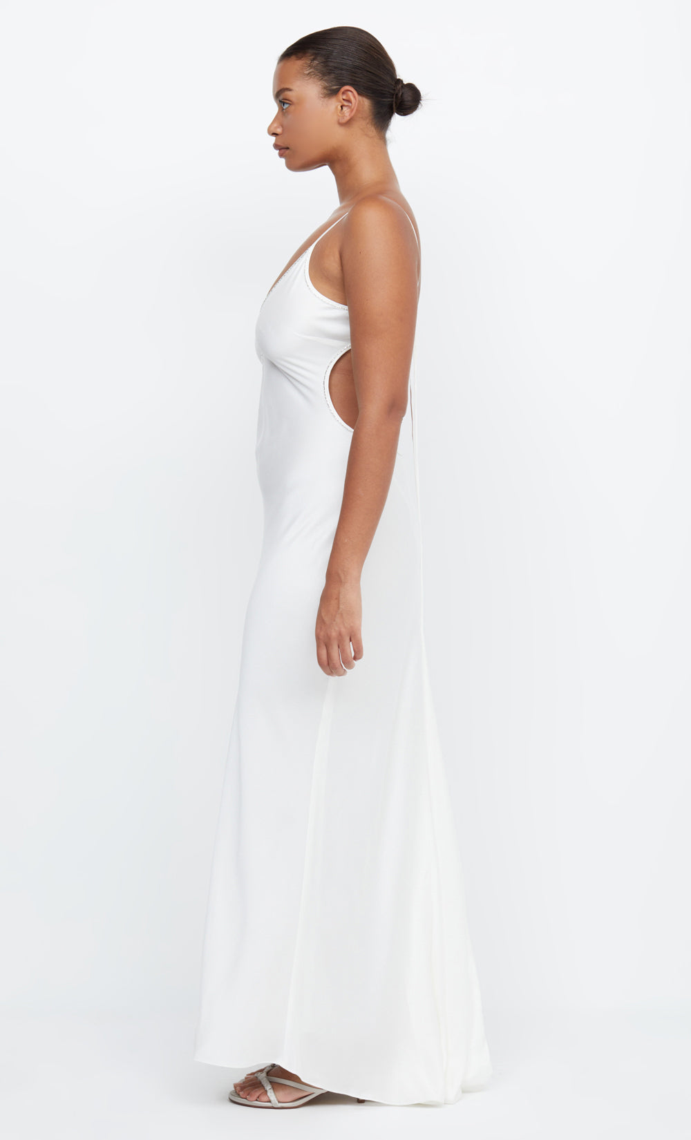 PARADISE BEADED MAXI DRESS - IVORY