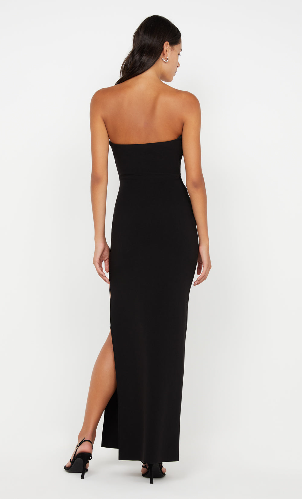 REINA STRAPLESS MAXI DRESS - BLACK