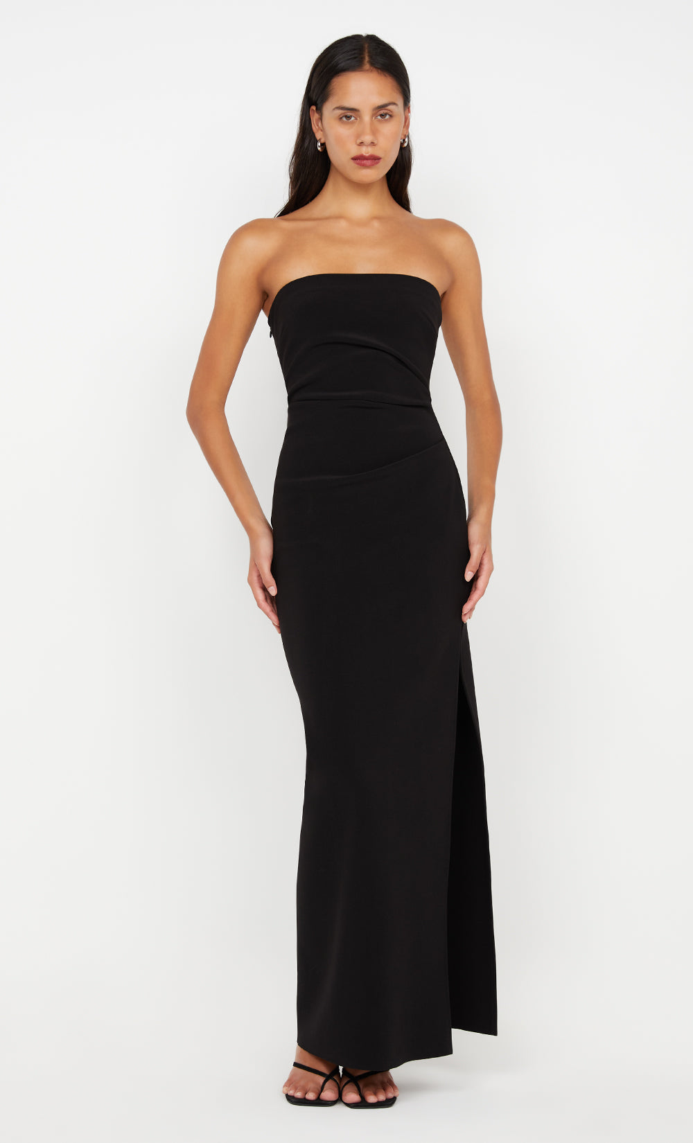 REINA STRAPLESS MAXI DRESS - BLACK