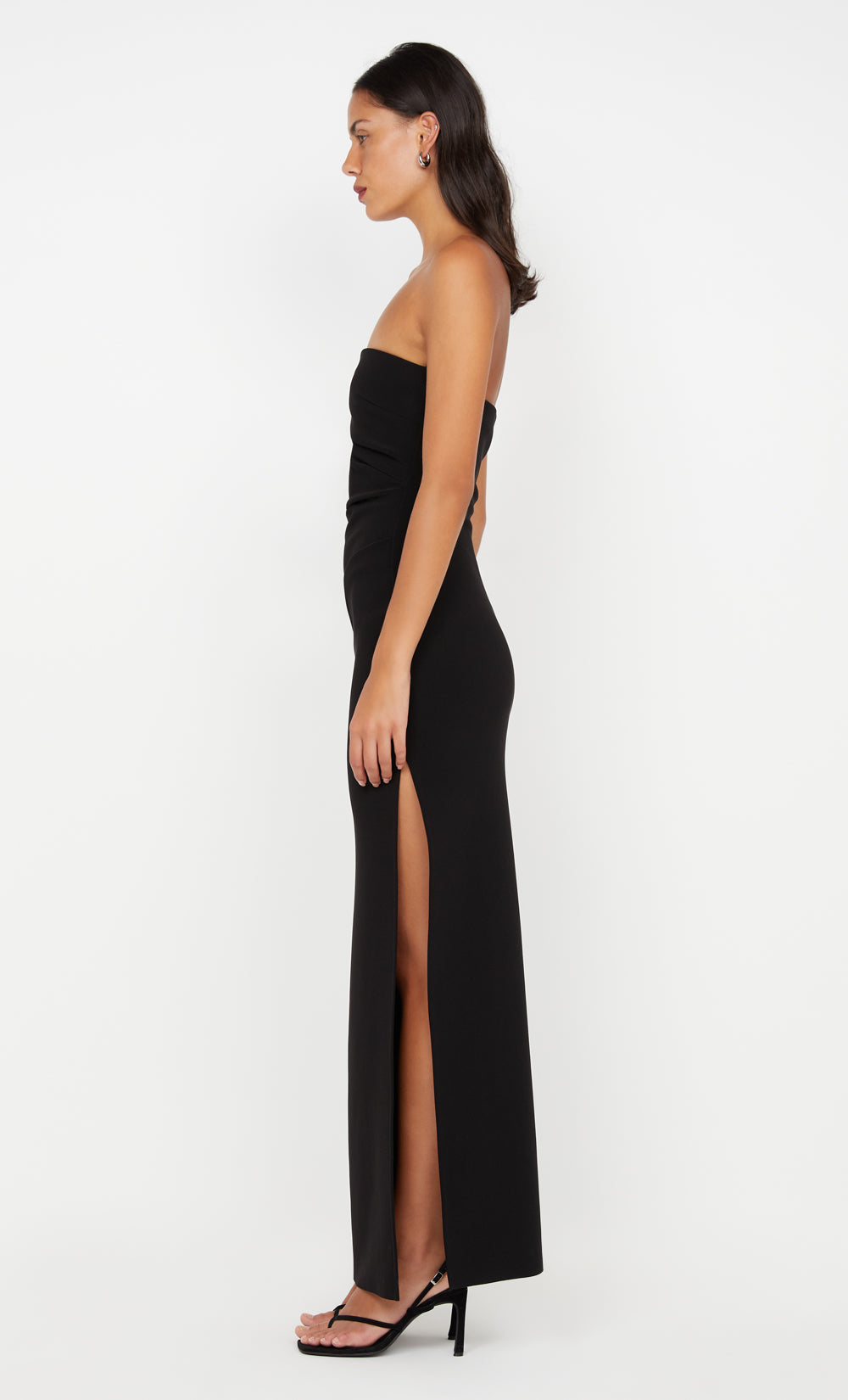 REINA STRAPLESS MAXI DRESS - BLACK