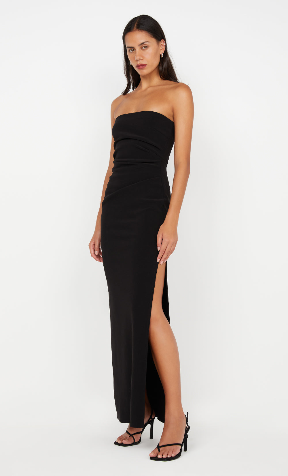 REINA STRAPLESS MAXI DRESS - BLACK