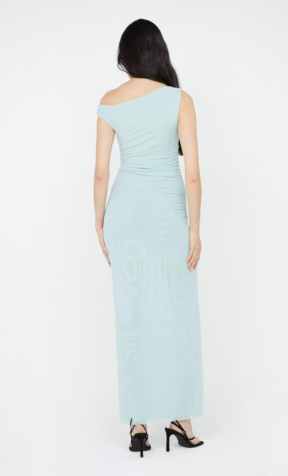 SANIA ASYM DRESS - DUCK EGG